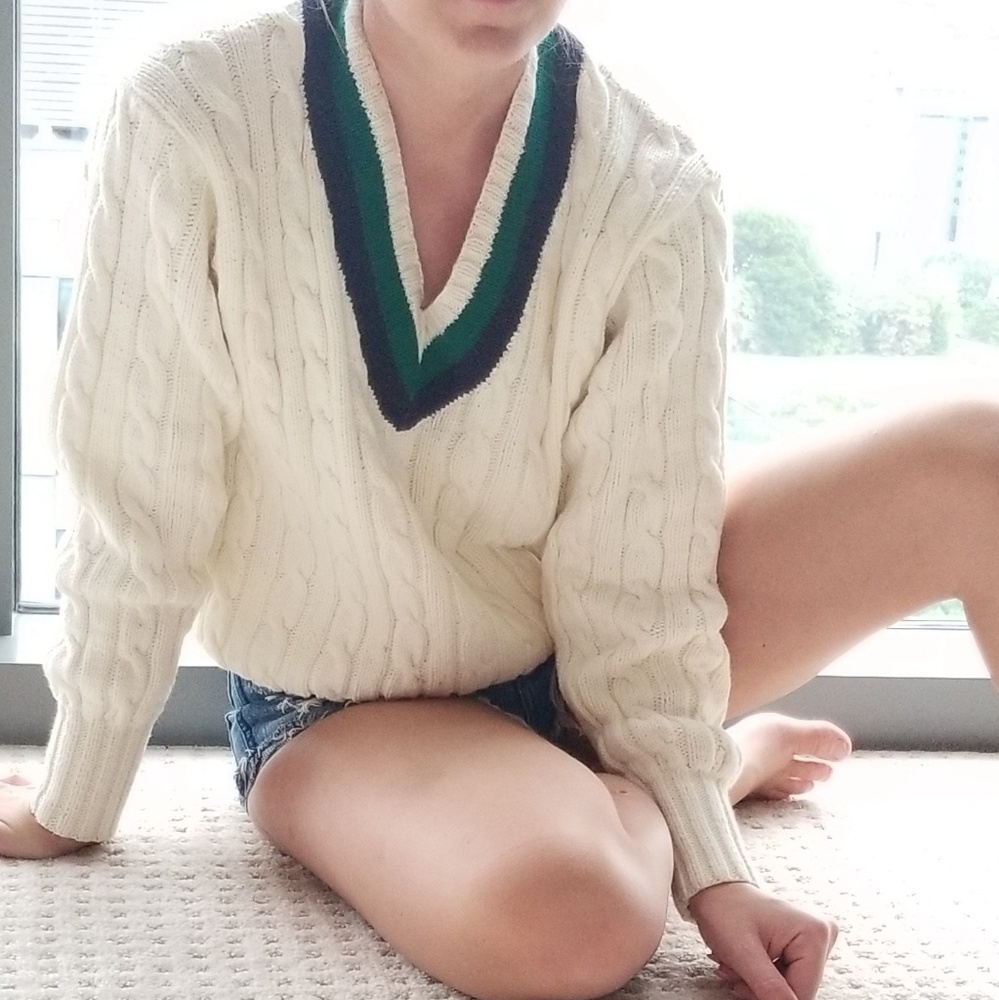 VINTAGE Ralph Lauren Cricket sweater- Size M